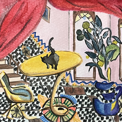 Sophia zhang - Artist's living room